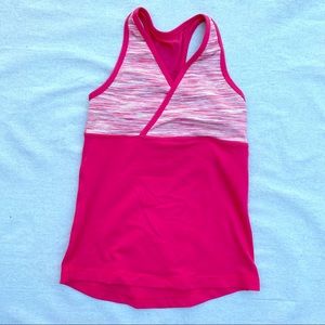 Lululemon Pink Babydoll Racerback Tank Top